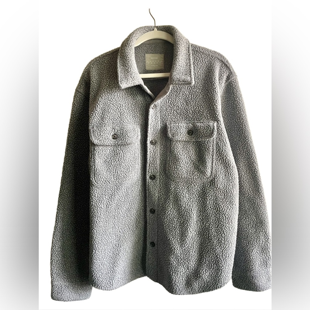 Everlane ReNew Fleece Shirt Jacket – Unisex Size E5 (Fits Like L)